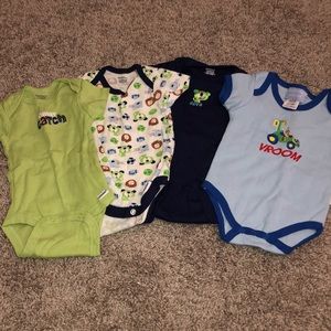 Lot of 4 onesies